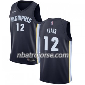 Män Memphis Grizzlies Tröja Tyreke Evans 12 Nike 2017-18 Navy Swingman